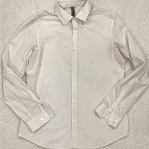 BOGO 50% OFF LULULEMON - Men’s Dress Shirt - White (size medium)